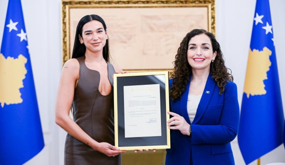 Dua Lipa zyrtarisht merr shtetësinë e Kosovës me dekret presidencial