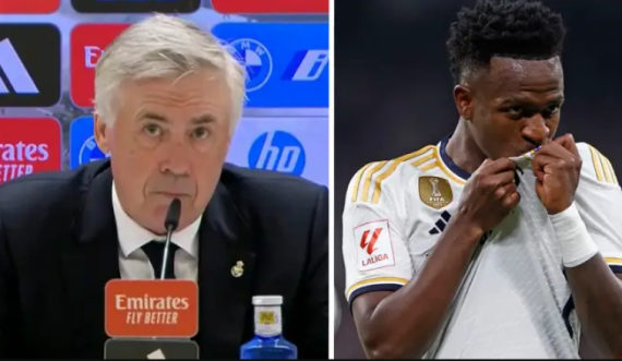 Carlo Ancelotti jep detaje rreth lëndimeve të tre yjeve Vinicius Jr, Rudiger e Camavinga