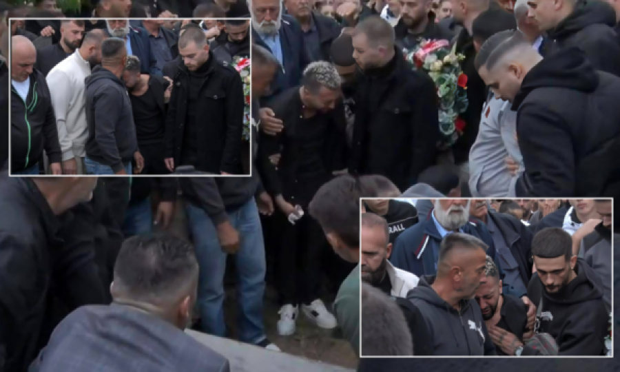 Pamje nga ceremonia e varrimit të vëllait të GJESTIT 